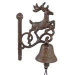 Cast Iron Deer Buck Dinner Bell Wall Mounted Cabin Lodge Decor Antique Brown. Fixed Price $32.95.