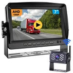 B-qtech 7 Inch Wireless Backup Camera System Digital Signal Hd 1080P Rear View. Fixed Price $92.76.