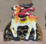 Linton Arts Cast Iron Reindeer Napkin/tissue Holder. Fixed Price $37.99.