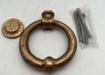 Signature Hardware 4-3/4" 4-1/4" Solid Bronze Deluxe Ring Door Knocker. Fixed Price $44.99.