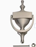 32232TNBLG Gatehouse 7-IN Satin Nickel Door Knocker. Fixed Price $12.99.