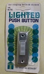 Nos Vintage Trine Lighted Push Button Doorbell Silver. Fixed Price $9.99.