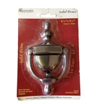 Brainerd Solid Brass Door Knocker 6-1/16" X 3-1/16" Venetian Bronze 83256 Nos. Fixed Price $17.27.