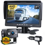 Dvknm 7" Hd 1080P Backup Camera Monitor Kit Truck Rv Waterproof. Fixed Price $94.99.