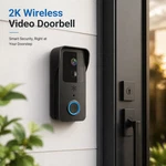 2K Wireless Video Doorbell Camera Wifi Pir Night Vision 2-WAY Audio. Fixed Price $98.99.