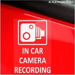 4 Car Camera Recording Stickers Cctv Security Sign Door Tinted Window Taxi. Fixed Price $5.30.