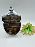 Heritage Bronze Door Knocker Plaque Colonial Eagle Liberty Bell Flag Sealed. Fixed Price $8.03.