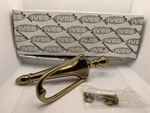 Polished Brass Door Knocker Traditional House Hardware Decor 6 3/4 Box Ives. Fixed Price $15.95.