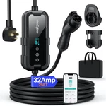 Ev Charger 32AMP 240V 25FT Cable Wifi App Nema 14-50P Nexcyber Portable Electric. Fixed Price $299.99.