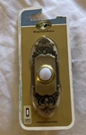 Hampton Bay Wired Led Illuminated Doorbell Push Button, Antique Brass. Fixed Price $10.46.