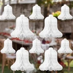24 Pcs Paper Wedding White Hanging Big Bridal Honeycomb Bells.... Fixed Price $28.88.
