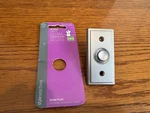 Lowes Style Selection Wired Lighted Nickel Doorbell Button (heath Zenith). Fixed Price $11.17.