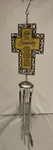 Vintage Carson Home Accents Wind Chime Pewterwork Inspired Serenity Prayer Cross. Fixed Price $25.00.
