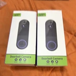 Wi-fi Wireless Video Doorbell Camera Black Night Vision Motion Wide-angle Mic. Fixed Price $5.00.
