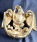 Vintage Solid Brass Eagle Ornate Door Knocker Wreath, Arrows. Fixed Price $42.00.