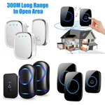 Wireless Ring Doorbell Chime Waterproof Plugin Receiver Adjustable Volume 1000FT. Fixed Price $10.99.