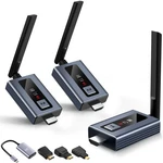 Upgraded Wireless Hdmi 2 Receivers And Transmitter With Led Screen, To 6 R.... Fixed Price $232.25.