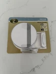 Hampton Bay Wireless Doorbell 1006 013 652, White W/gray Fabric. Fixed Price $13.87.