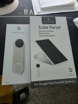 Google Nest Doorbell Battery GA03013-US Used In Box With Solar Panel. Fixed Price $60.00.