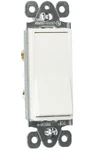 Morris 82051 Decorative Switch, Single Pole, 120V/277V, 15 Amp White. Fixed Price $14.95.