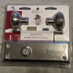 Prime-line Lock Set With Mortise Keyed Satin Nickel Knob 2330 Interior Nip. Fixed Price $26.95.