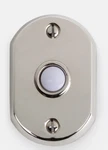 Rejuvenation Round Horizontal Art Deco Doorbell Button, Polished Nickel, New. Fixed Price $14.99.
