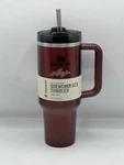 Leaf Trading Cards X Stanley Engraved Tumbler Cup 40OZ Rosewood Glow. Fixed Price $199.95.