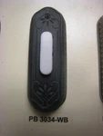 Craftmade Traditional Surface Mount Doorbell Weathered Black PB3034-WB. Fixed Price $13.99.