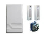 Morris 78010 Builders Chime Kit With 2 Unlit Pushbuttons & Transformer New. Fixed Price $30.00.