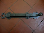 Antique Black Smith Made Wrought Iron Door Bolt.. Fixed Price $242.21.