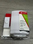 Utilitech Wireless Doorbell #0077189 2 Chimes With Button White Push. Fixed Price $5.99.