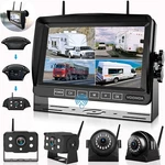 Voonoa 1080P Wireless Rv Camera System, Waterproof Night Vision Backup. Fixed Price $247.49.