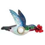 Surface Mount Push Button Doorbell Painted Hummingbird Colorful Poly-resin. Fixed Price $23.95.