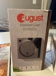 Open Box Used Tested August Doorbell Cam Silver AUG-AB01-M01-S01. Fixed Price $59.99.