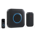 Satisure Wireless Doorbell 1CHIME 1VIDEO Extender, Black. Fixed Price $41.45.