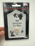 1999 Figi Graphics Ceramic Doorbell Cover Will Entertain For Wine. Fixed Price $12.99.