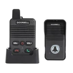 Agj Wireless Doorbell Black Full Duplex Two Way Intercom Hand-free. Fixed Price $73.12.