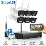 Wireless Security Camera System, 10CH Nvr With 6PCS Hd 3MP. Fixed Price $169.15.