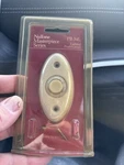 Vtg Nutone Masterpiece Series Lighted Pushbutton Doorbell Model PB-34L Ceramic. Fixed Price $20.00.