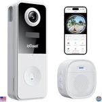 Wireless 3MP Doorbell Camera, 180 View, 2-WAY Talk, Ai Motion, Night Vision. Fixed Price $187.23.