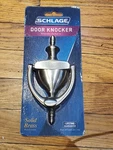 Schlage Door Knocker Solid Brass Model SC2-3125-619 Satin Nickel. Fixed Price $30.00.