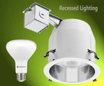 Lithonia LK50AZ 5" White Smooth Recessed Light Kit 491-293 W/extra Bulb. Fixed Price $36.00.