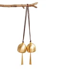 2PCS Small Gold Plated Hanging Bells - Decoration For Camping Tent, Window, D.... Fixed Price $12.22.