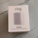 Ring Plug-in Wireless Door Chime White Multiple Tones In-home Alerts. Fixed Price $25.00.