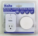 Kaito P1 Battery Free Wireless Wall Electrical Outlet Remote Switch Control. Fixed Price $12.99.
