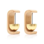 Magnetic Door Chime 2-PACK Wooden Wind Bells For Opening, Beech. Fixed Price $18.99.