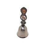 Souvenir Bell International Peace Garden Canada-usa Silver-tone Ornate Charm. Fixed Price $5.49.