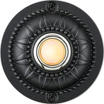 Dreyoo Round Metal Doorbell Push Button, Black Wired Lighted Up Led. Fixed Price $10.00.