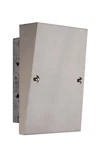 Craftmade ICH1725 Nickel Illuminated 7" X 5" Recessed Wedge Door Chime. Fixed Price $58.65.