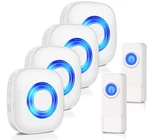 Timbre Inal Mbrico 1300 Ft, Waterproof, 58 Tonos, Led Flash Y 4 Receptores. Fixed Price $83.56.